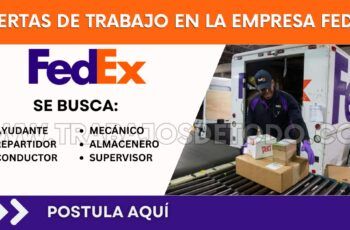 ¡Atención! Nuevos puestos de trabajo en la empresa FEDEX