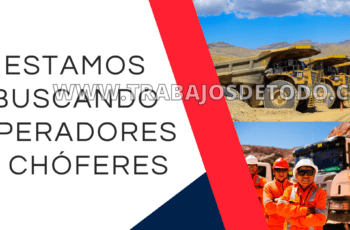 Solicito chóferes que sean responsables