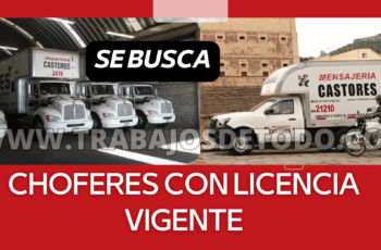 Se requiere choferes responsables para reparto