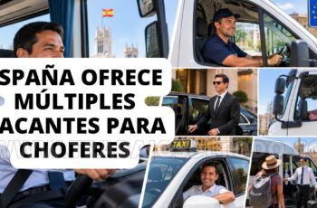 ¿Quieres ser chofer en España? 6 vacantes reales, requisitos y beneficios