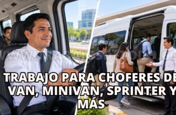 Vacantes de Chofer: Perfiles y Requisitos para Van, Minivan y Sprinter