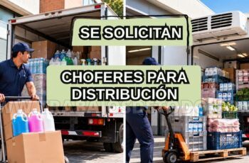 Buscan chofer de distribución: postula a las ofertas de reparto