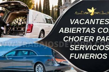 ¿Buscas empleo como chofer funerario? Postula hoy, con o o mínima experiencia