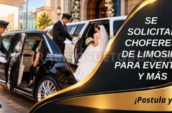 Se necesitan choferes de limosina: requisitos y cómo postular